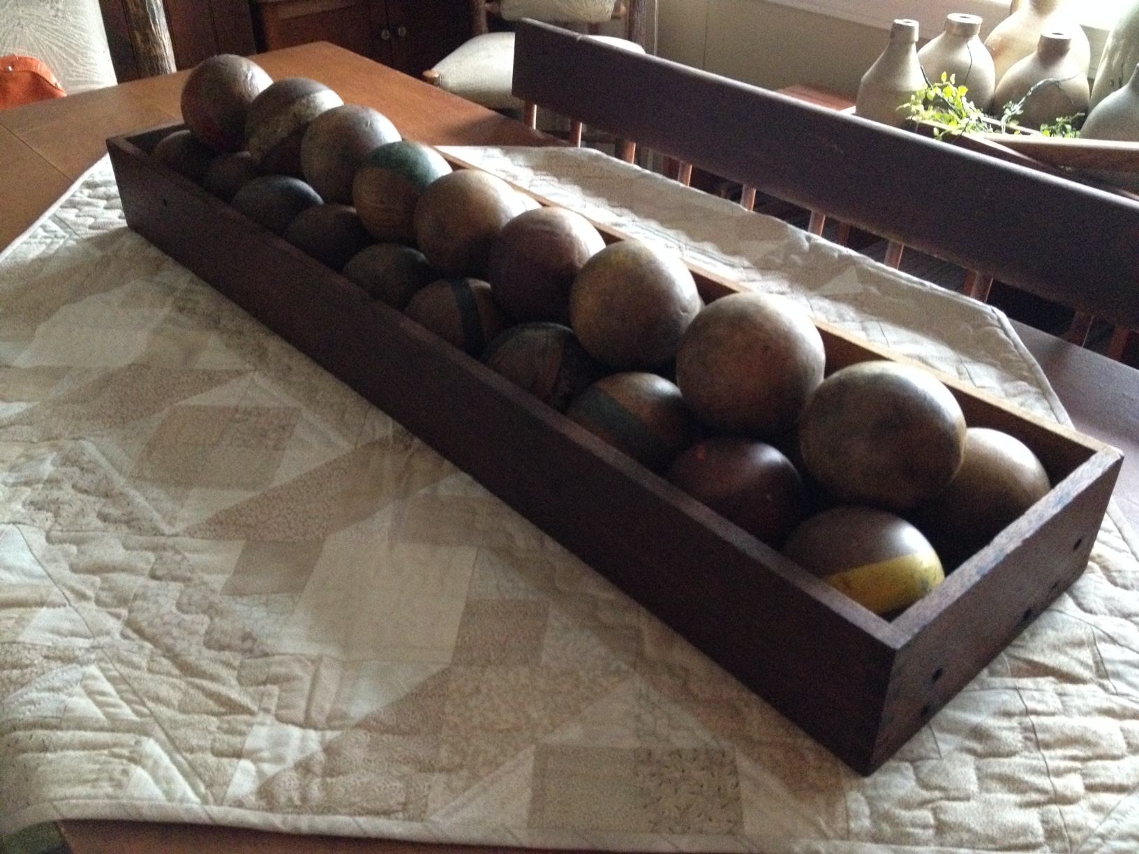 wooden balls
